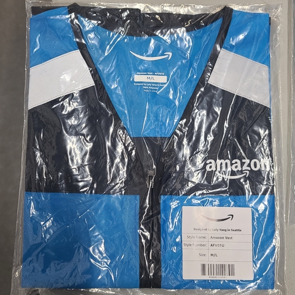 Amazon Vest High Visibility Reflective Safety Various Sizes - Picture 12 of 13